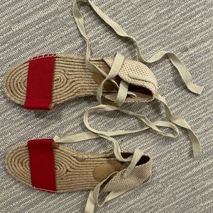 Reformation Lily Jute Espadrilles size 8
